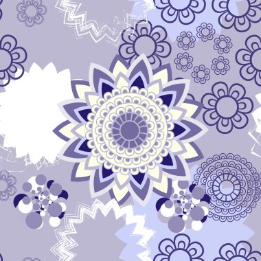 Mandala süsleme seamless modeli