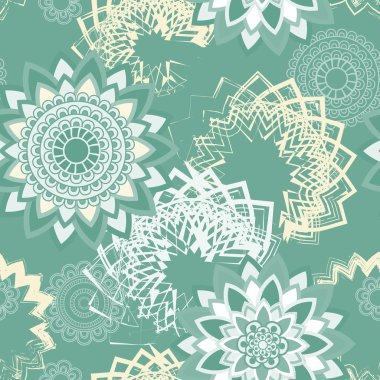 Mandala süsleme seamless modeli