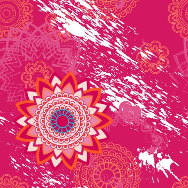 Mandala süsleme seamless modeli