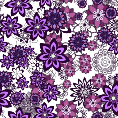 Mandala süsleme seamless modeli