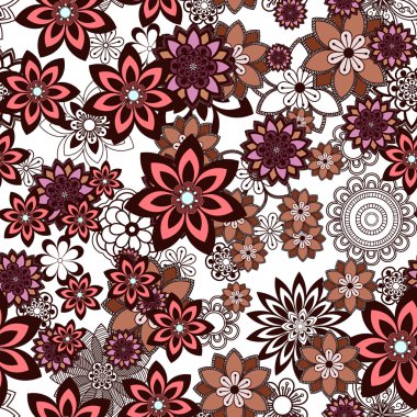 Mandala süsleme seamless modeli