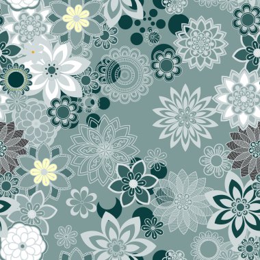 Mandala süsleme seamless modeli