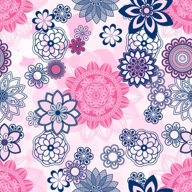 Mandala süsleme seamless modeli