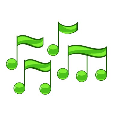 Not simge şarkı. Müzik simgesi