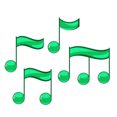 Not simge şarkı. Müzik simgesi
