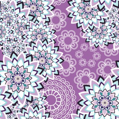 Mandala süsleme seamless modeli