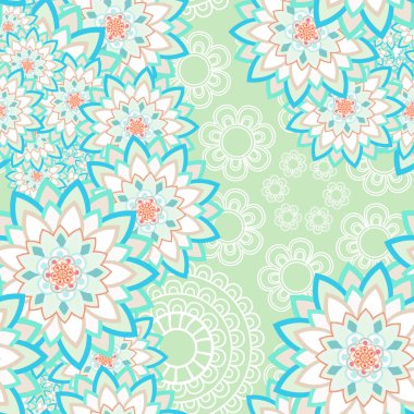 Mandala süsleme seamless modeli
