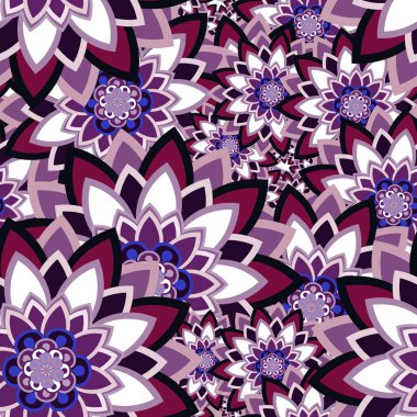 Mandala süsleme seamless modeli