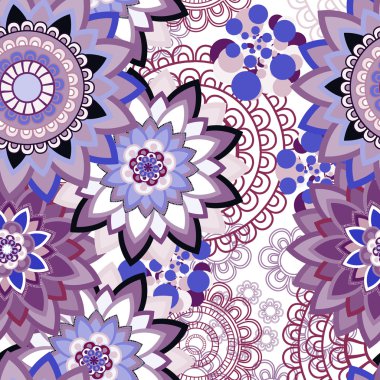 Mandala süsleme seamless modeli