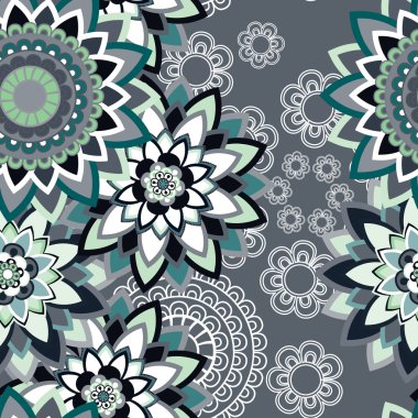 Mandala süsleme seamless modeli