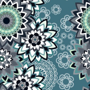 Mandala süsleme seamless modeli