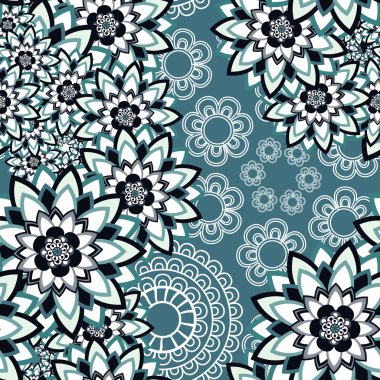 Mandala süsleme seamless modeli