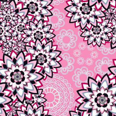 Mandala süsleme seamless modeli