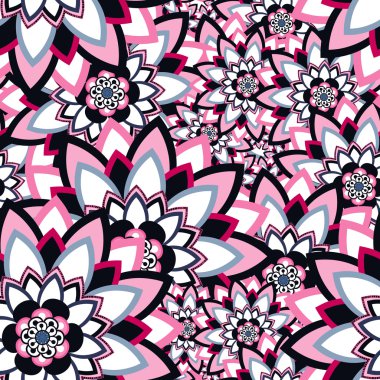 Mandala süsleme seamless modeli