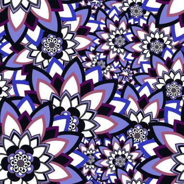 Mandala süsleme seamless modeli