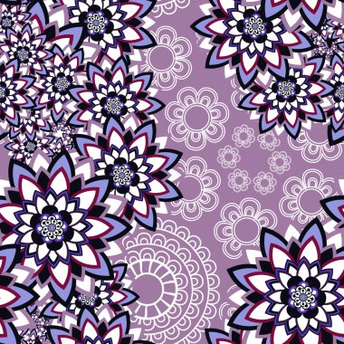 Mandala süsleme seamless modeli