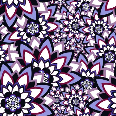 Mandala süsleme seamless modeli