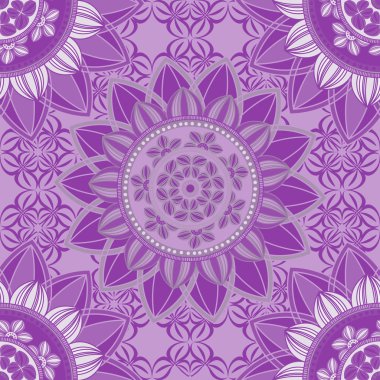 Mandala süsleme seamless modeli