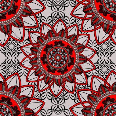 Mandala süsleme seamless modeli