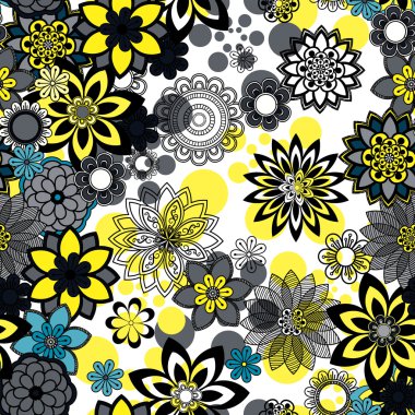 Mandala süsleme seamless modeli