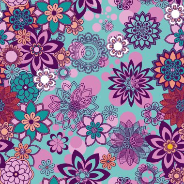 Mandala süsleme seamless modeli