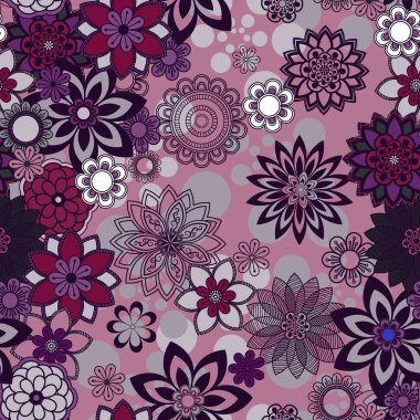 Mandala süsleme seamless modeli