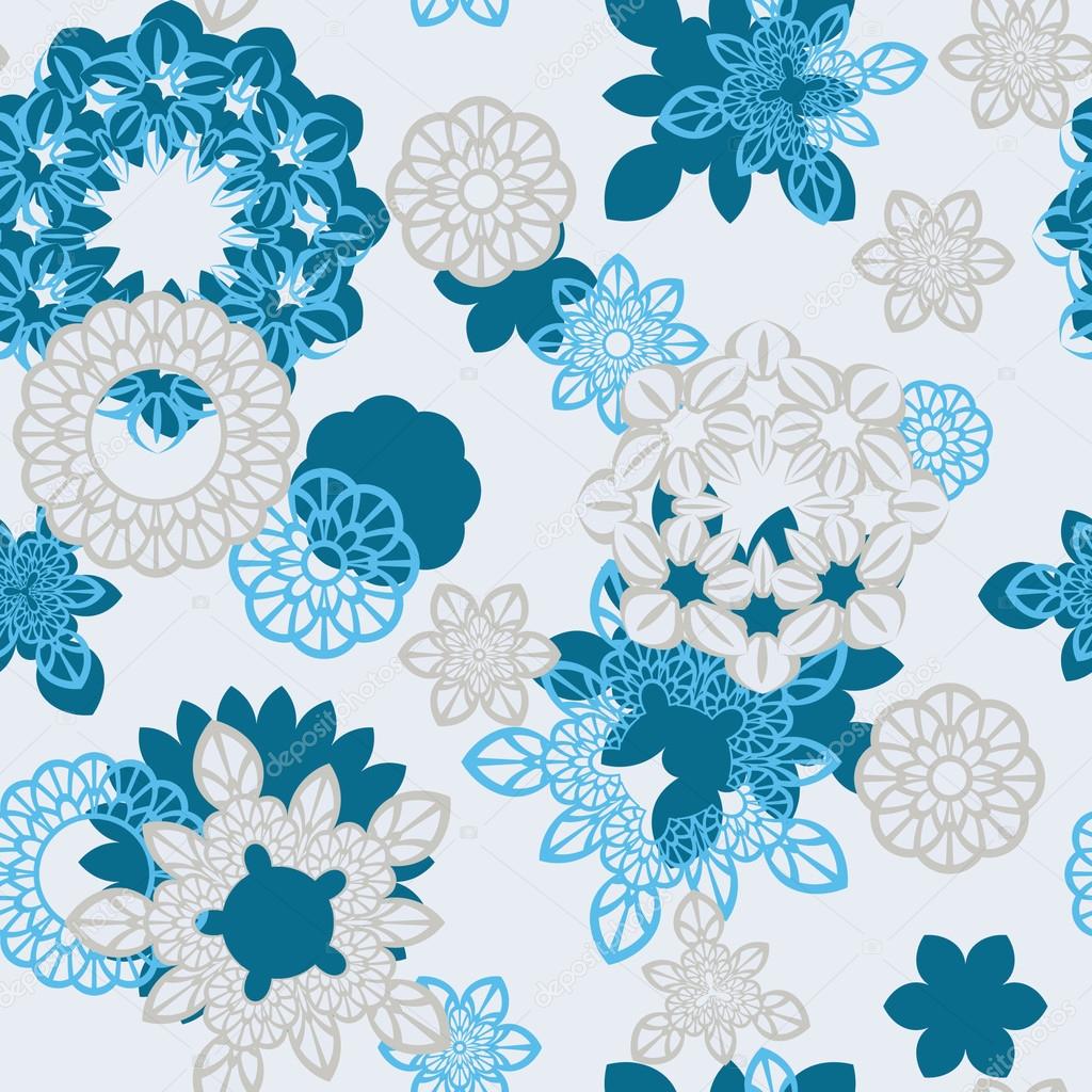 Mandala ornament seamless pattern
