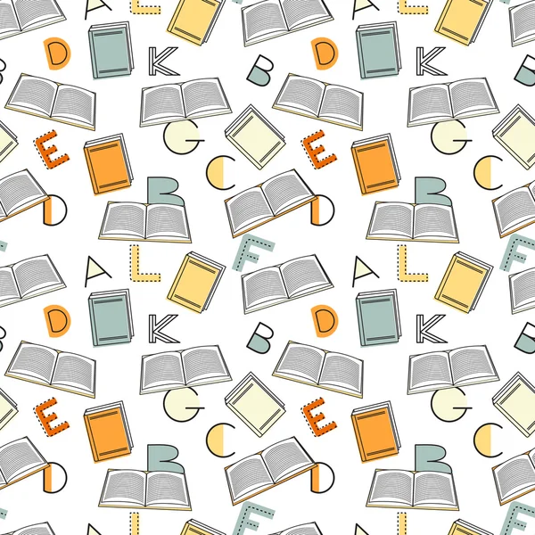 Dikişsiz desen alfabe arka plan