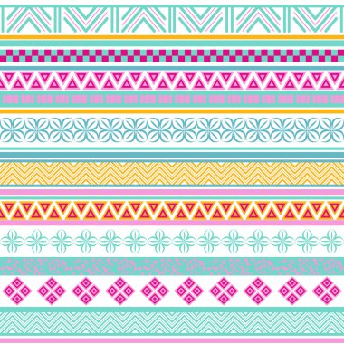 Kabile seamless modeli. Etnik süsleme ile arka plan.