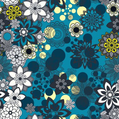 Mandala süsleme seamless modeli