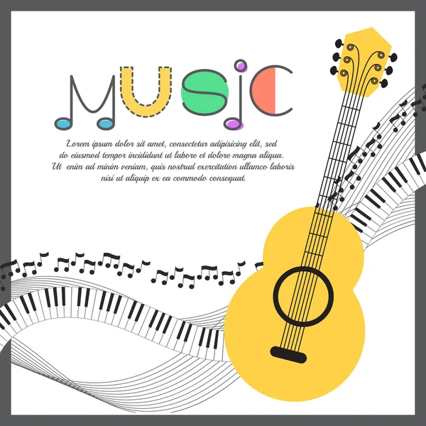 Instrumentos musicales Fondo — Archivo Imágenes Vectoriales