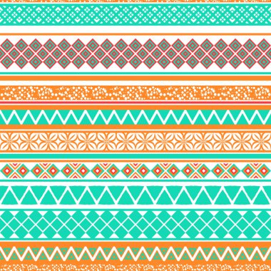 Kabile seamless modeli. Etnik süsleme ile arka plan.