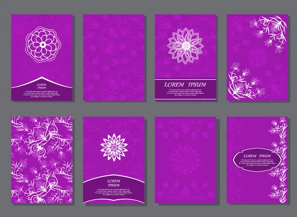 Set of brochures templates. — Stock Vector