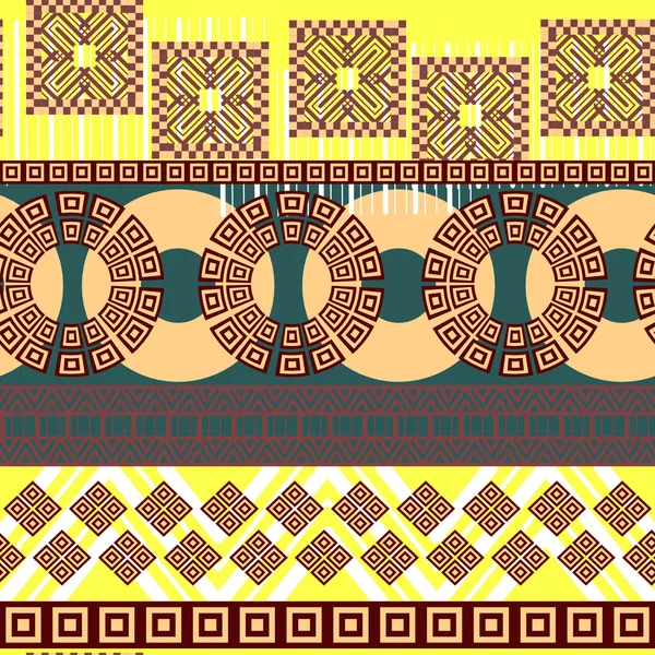 Tribal naadloos patroon — Stockvector