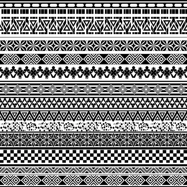 Племенной бесшовный шаблон. Абстрактный фон с этническим орнаментом . — стоковый вектор
