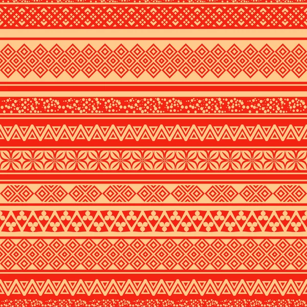 Patrón tribal sin costuras. Fondo abstracto con adorno étnico . — Vector de stock