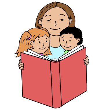 Annesi onu çocuklar için kitap okumak