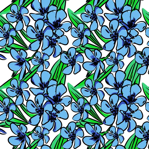 Motif floral sans couture — Image vectorielle