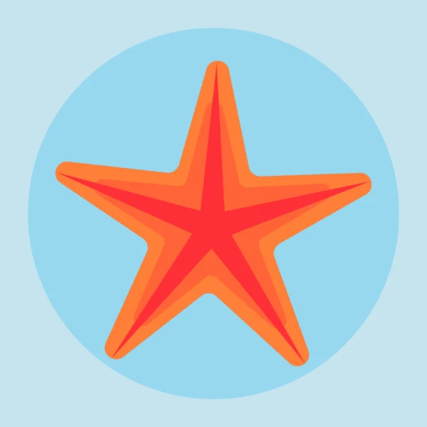 Starfifh pictogram — Stockvector