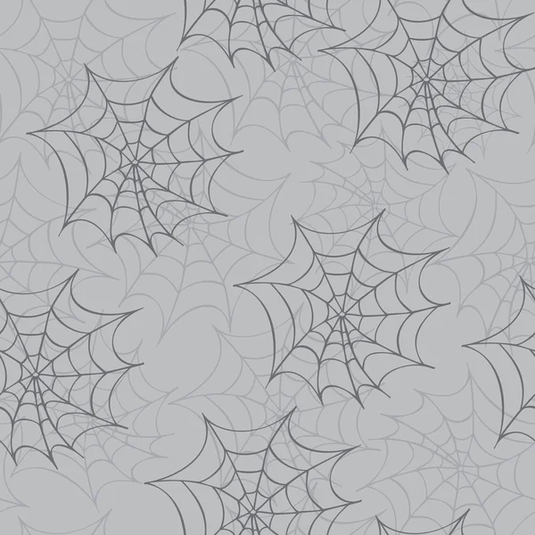 Patrón sin costuras Cobweb — Vector de stock