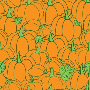 Balkabakları pürüzsüz desen