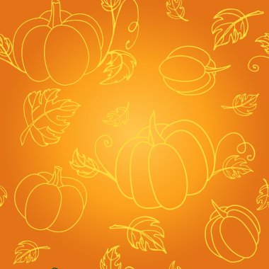 Balkabakları pürüzsüz desen