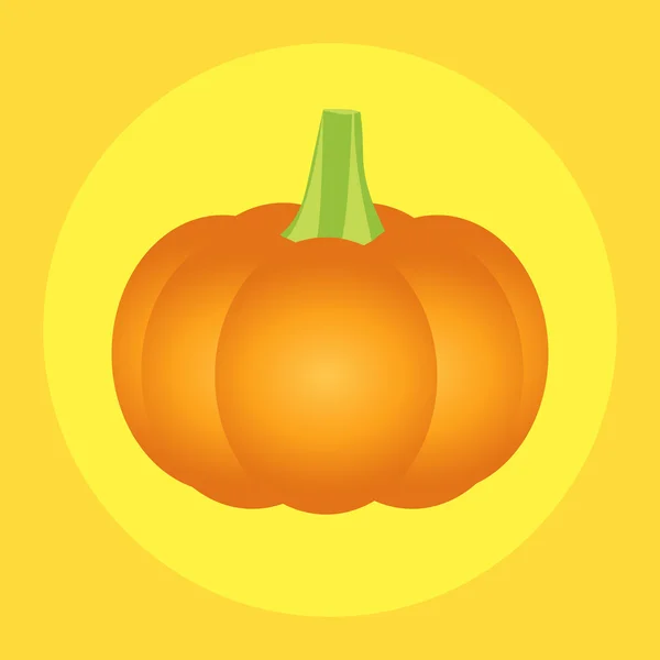 Calabaza icono vector — Vector de stock