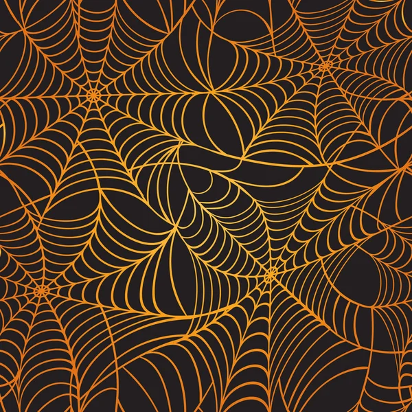 Patrón sin costuras Cobweb — Vector de stock