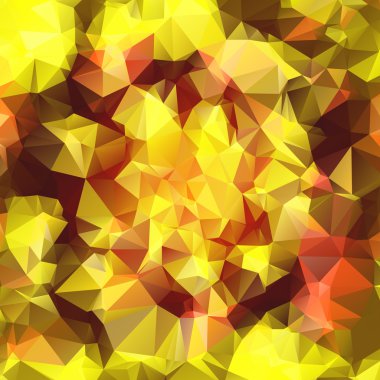 Sarı poligonal mozaik arka plan