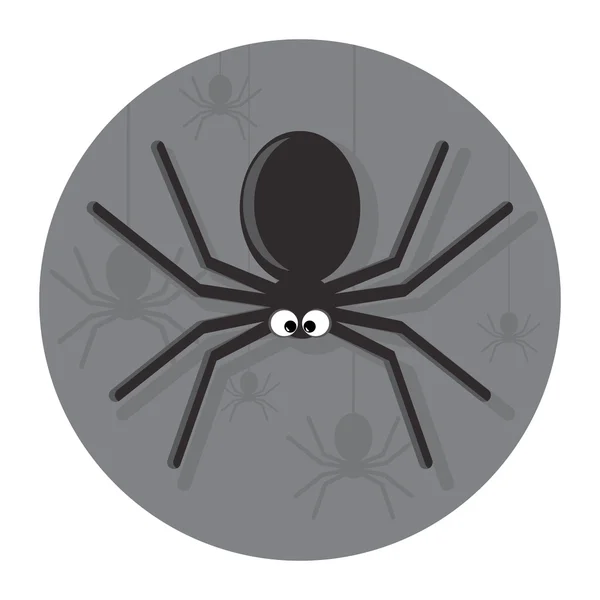 Pavouk ikona — Stockový vektor