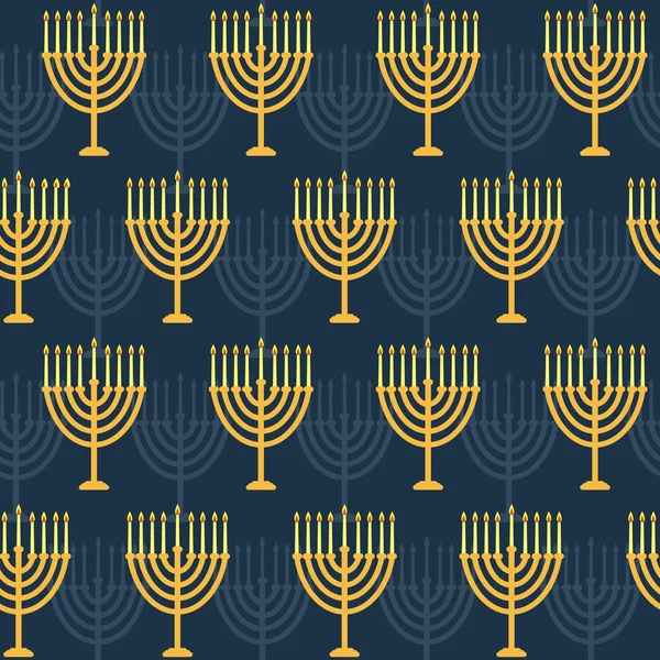 Patrón sin costura Hanukkah — Vector de stock