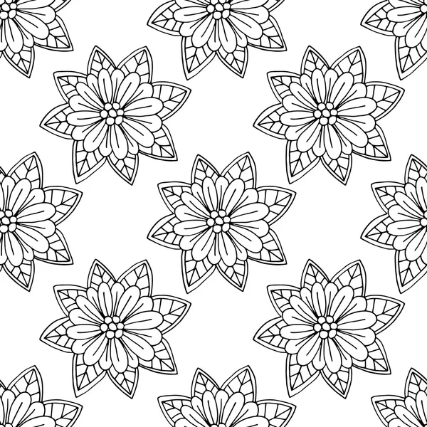 Floral  seamless pattern — Stock Vector