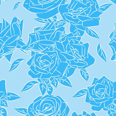 Dikişsiz desen çiçek gül