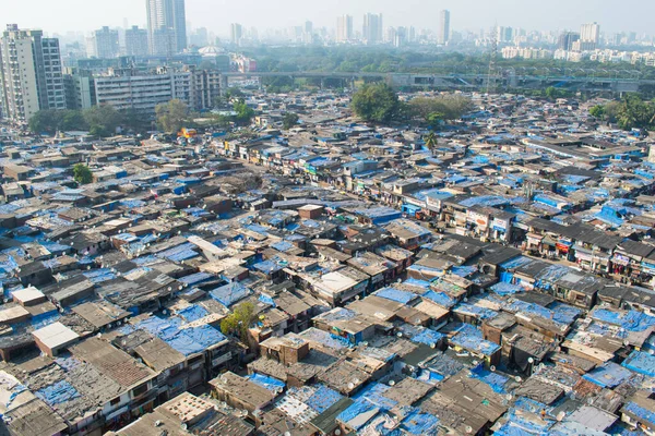 Slum Redevelopment Mumbai Maharashtra — Stock Photo, Image